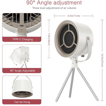 Portable Exhaust Fan with 3-speeds